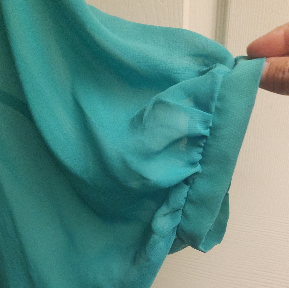 Seagreen Sheer Top - image 3